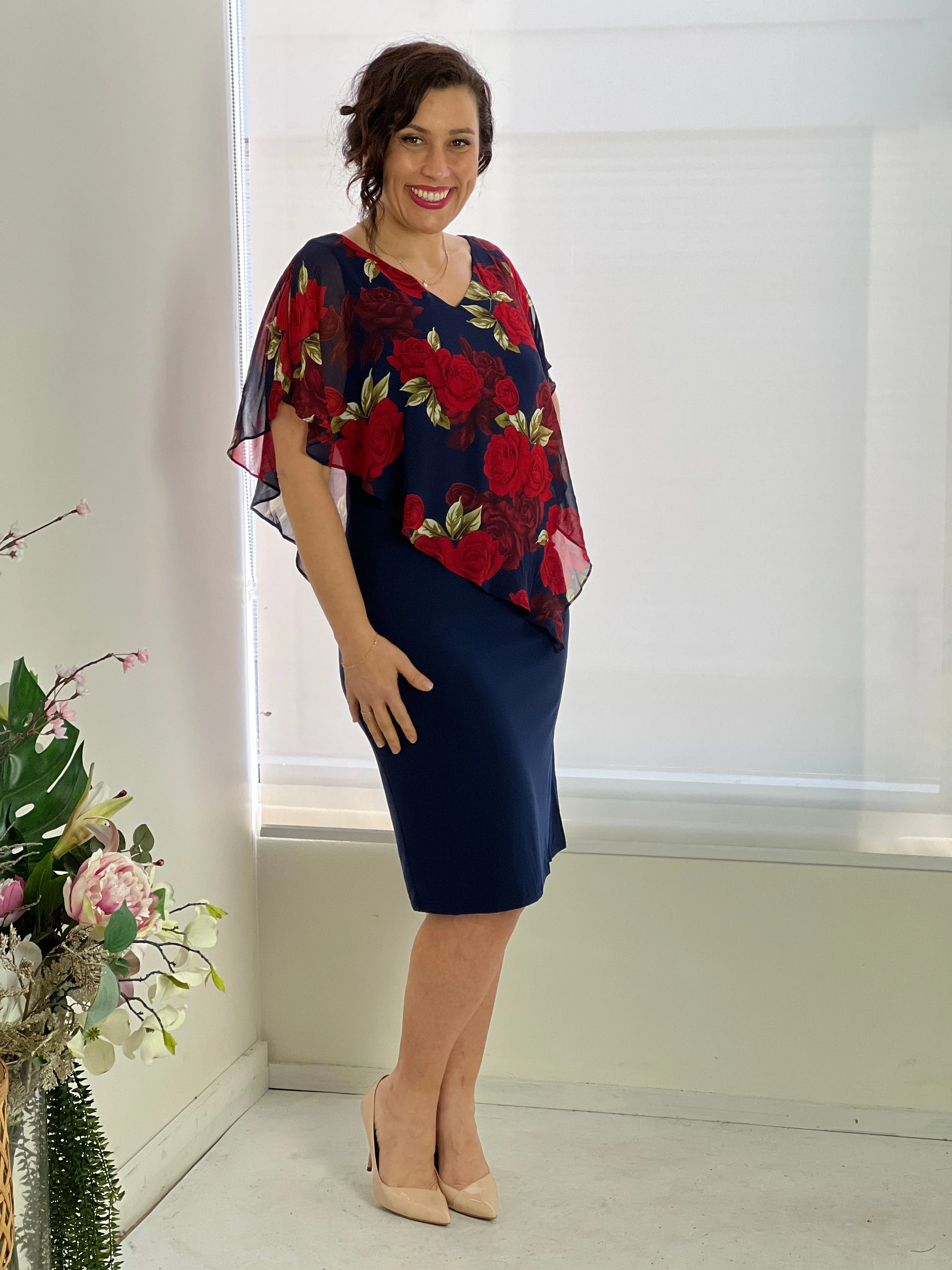 Eden Navy Evening Dress