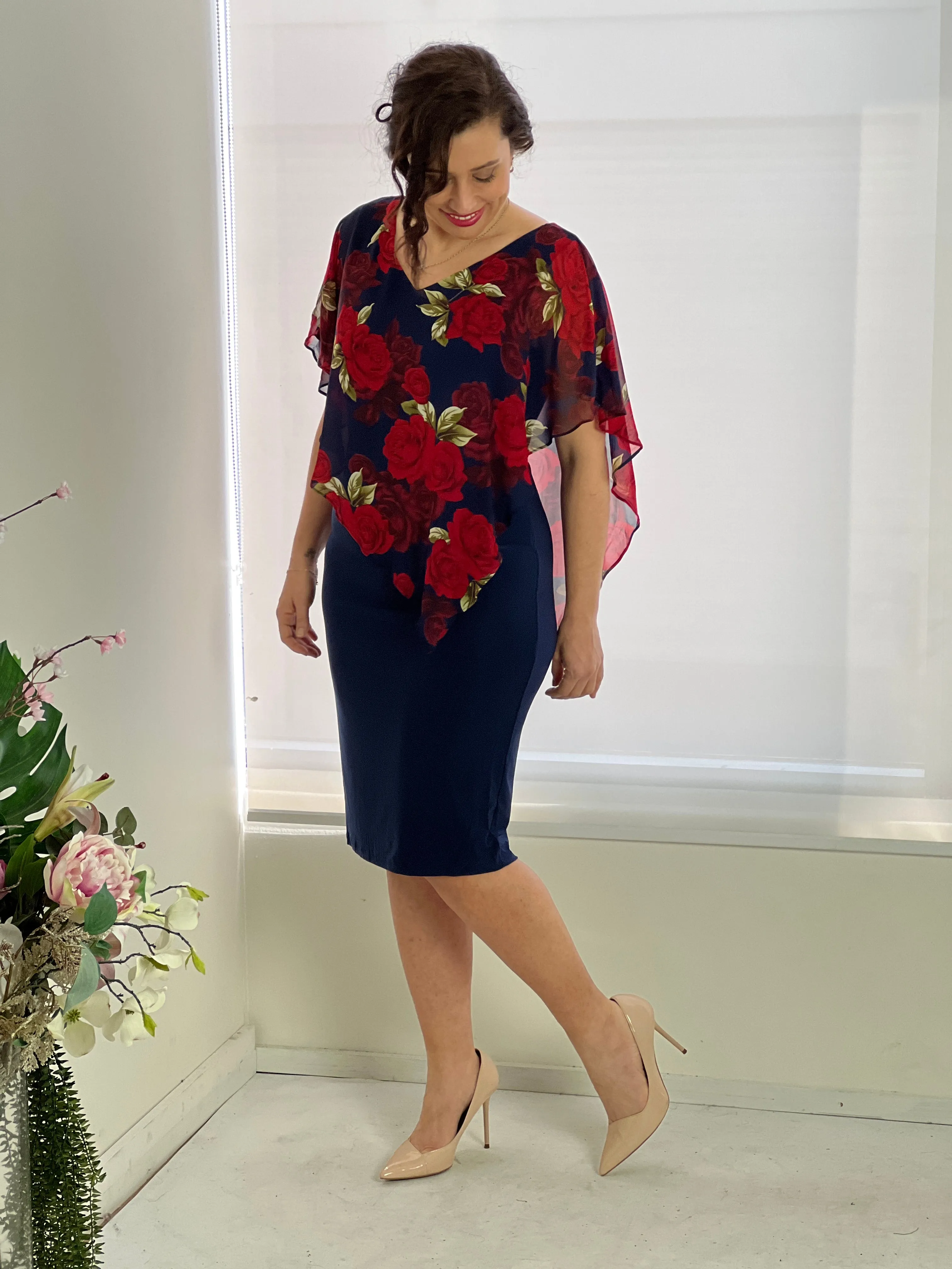 Eden Navy Evening Dress