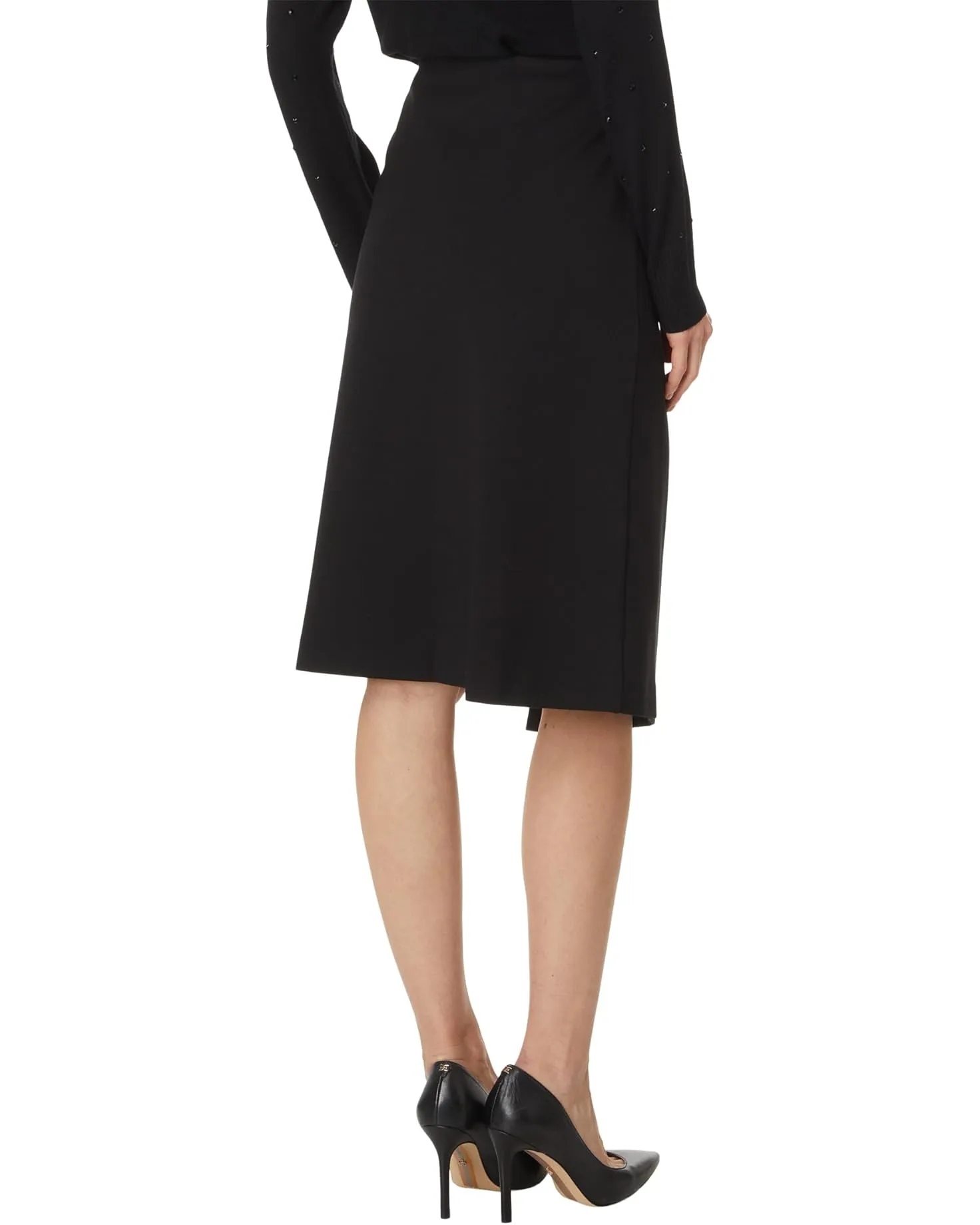 Elliott Lauren Asymmetric Ponte Knit Skirt