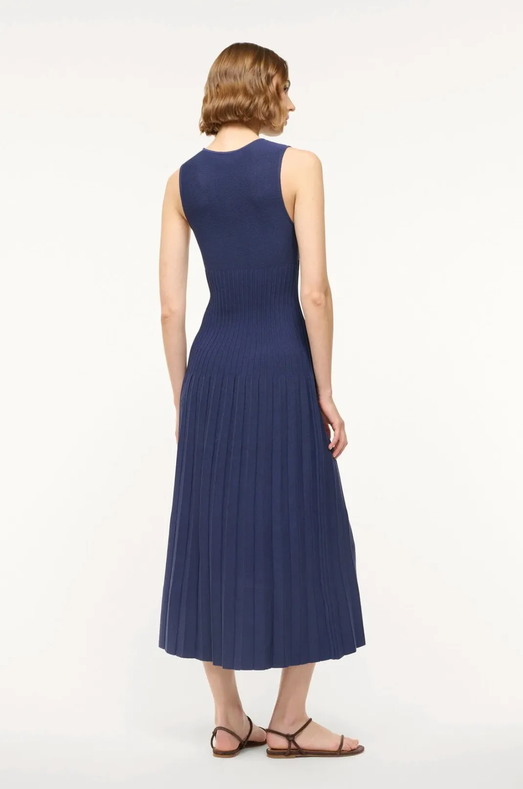 ELYSE DRESS IN NAVY