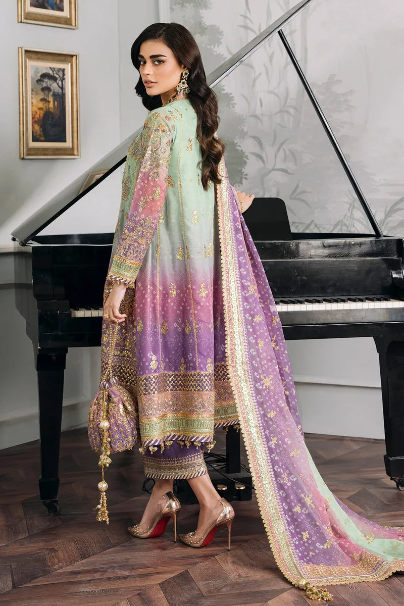 Embroidered Chiffon Kameez Trouser Pakistani Party Wear