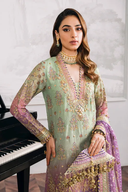 Embroidered Chiffon Kameez Trouser Pakistani Party Wear