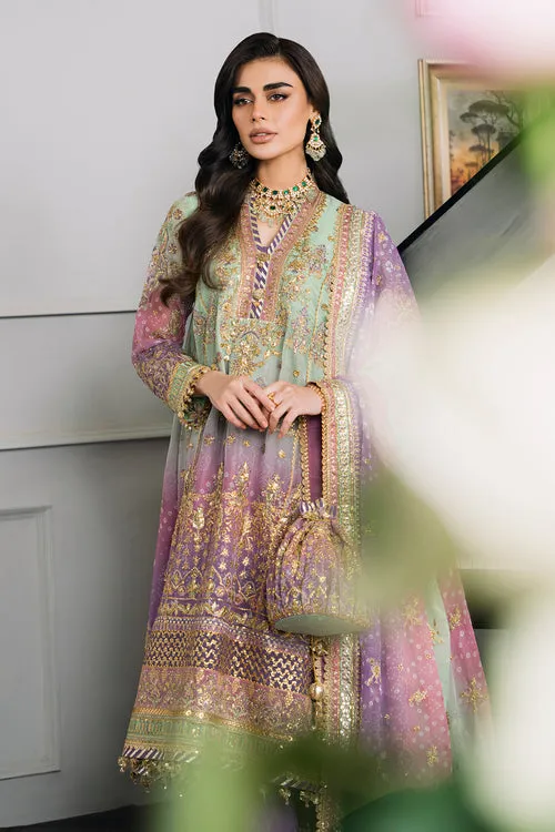 Embroidered Chiffon Kameez Trouser Pakistani Party Wear