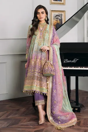 Embroidered Chiffon Kameez Trouser Pakistani Party Wear