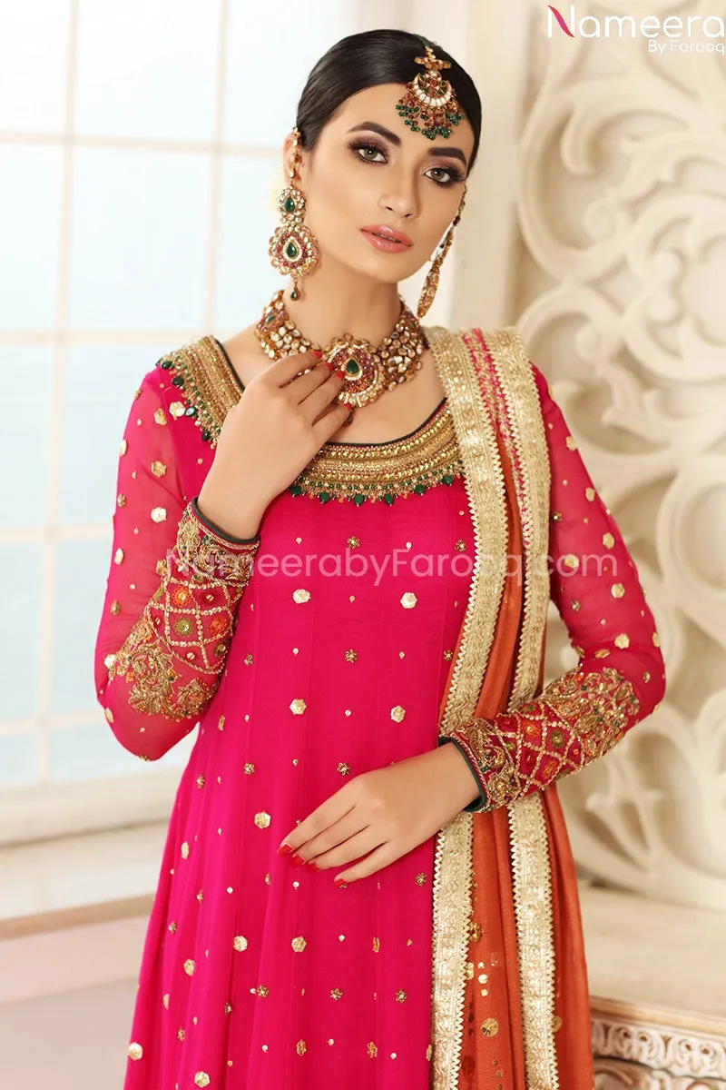 Embroidered Pakistani Frock Dress for Party 2021 #BB126