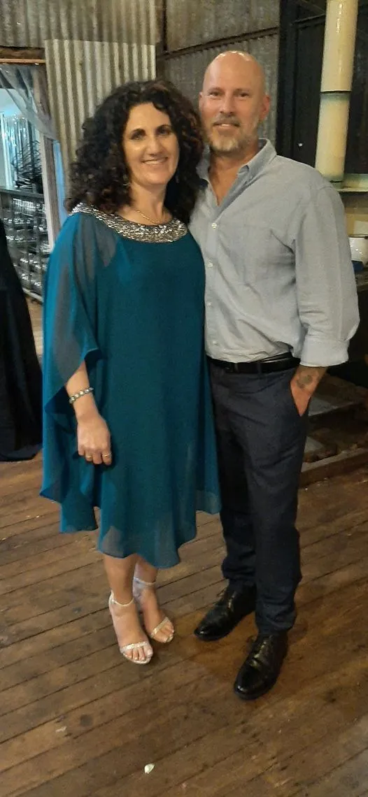 Etan Teal Evening Dress