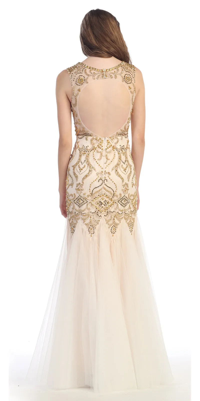 Eureka 4000 Rococo Inspired Mermaid Dress Two Layer Lining