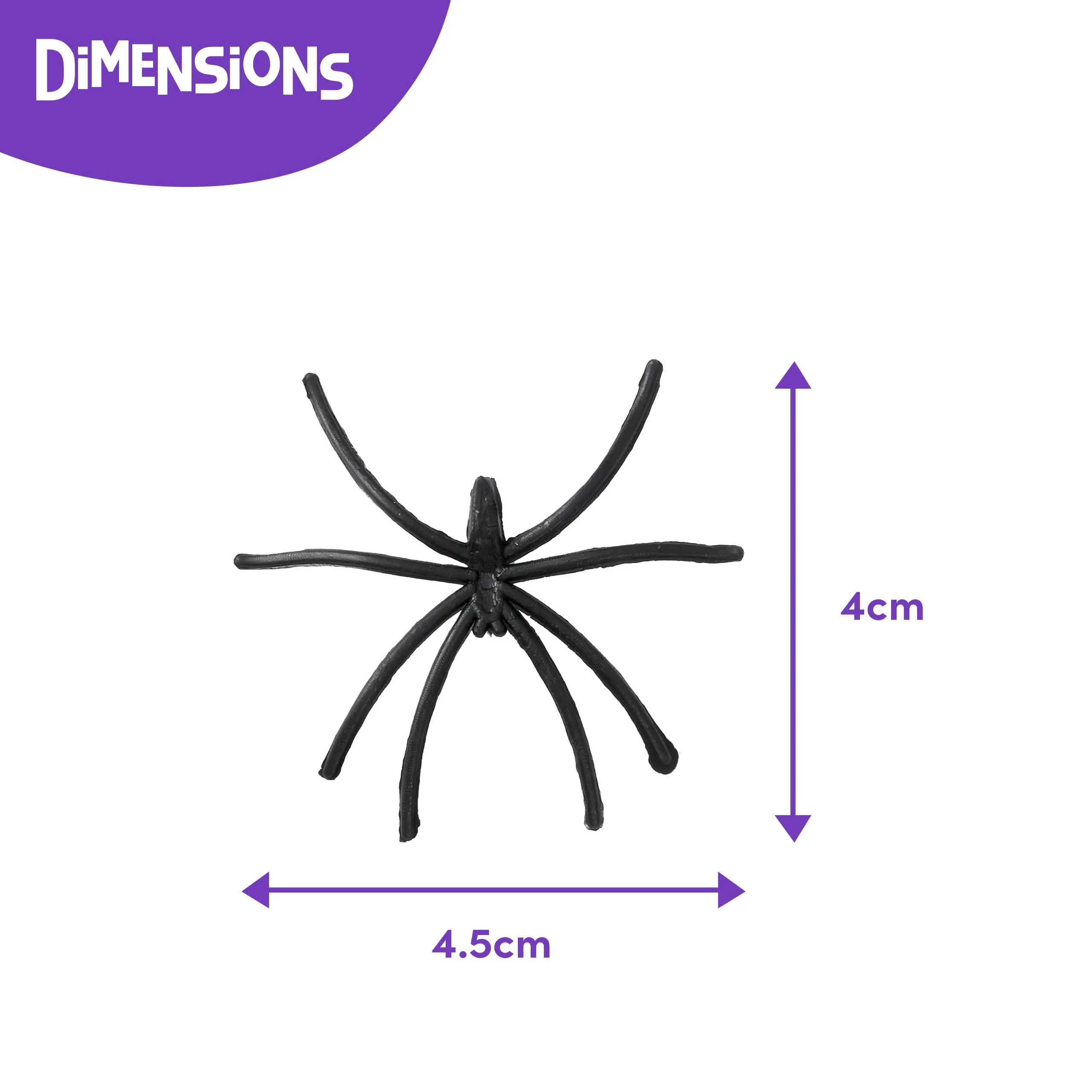 Extra Large Stretchable Cob Web & 40 Fake Spiders
