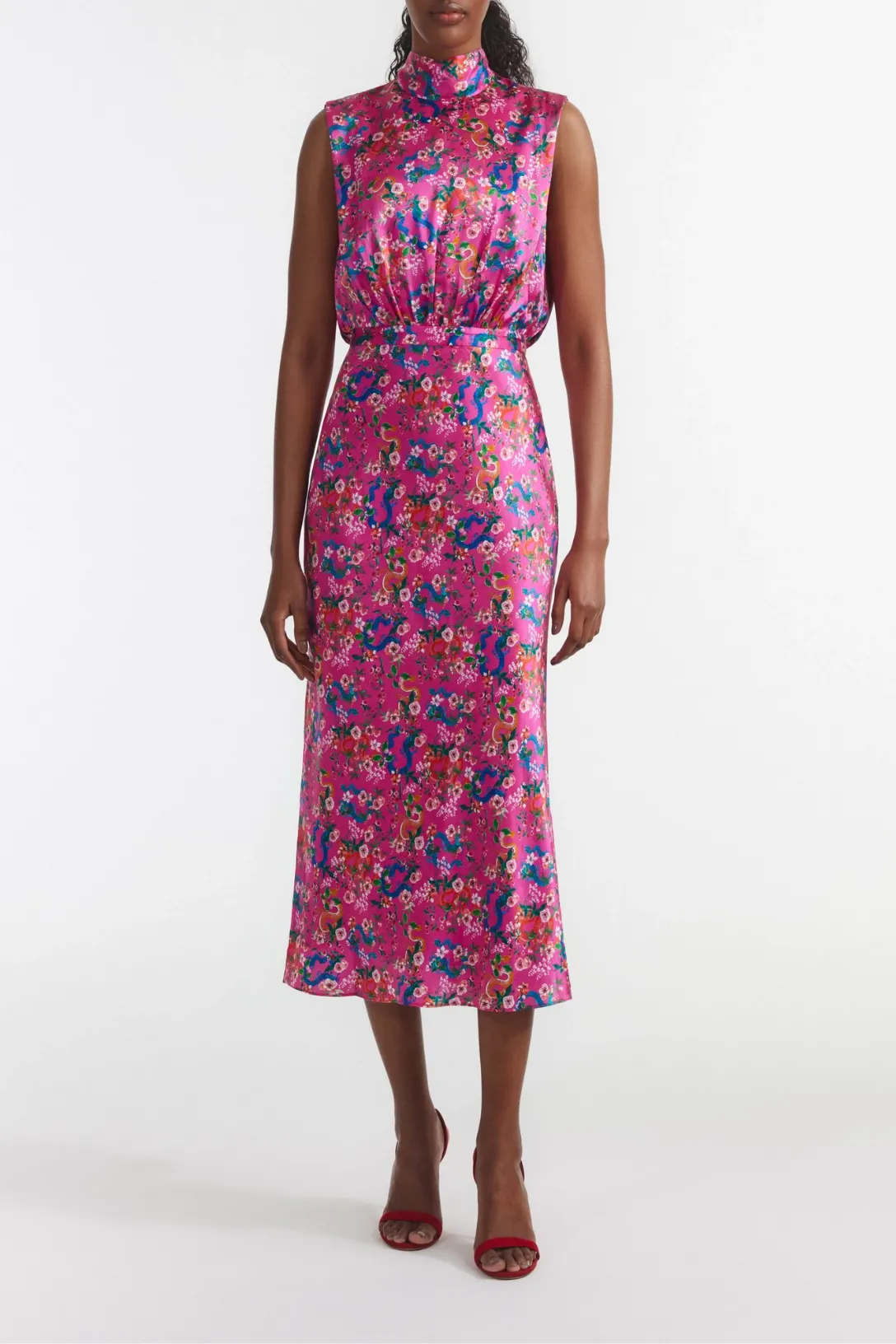 Fleur Midi Dress | Blossom Hidden Dragon