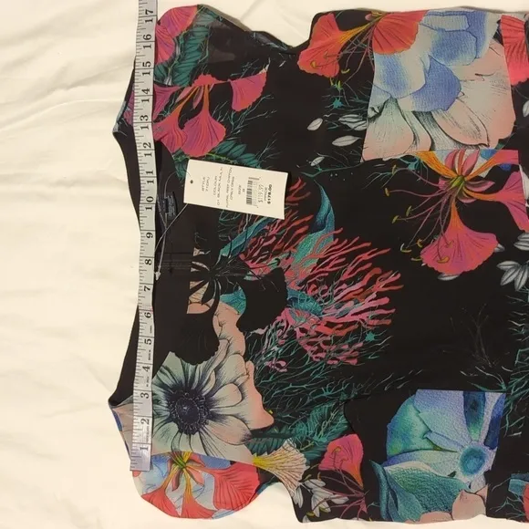 French Connection floral reef Women's chiffon dress.