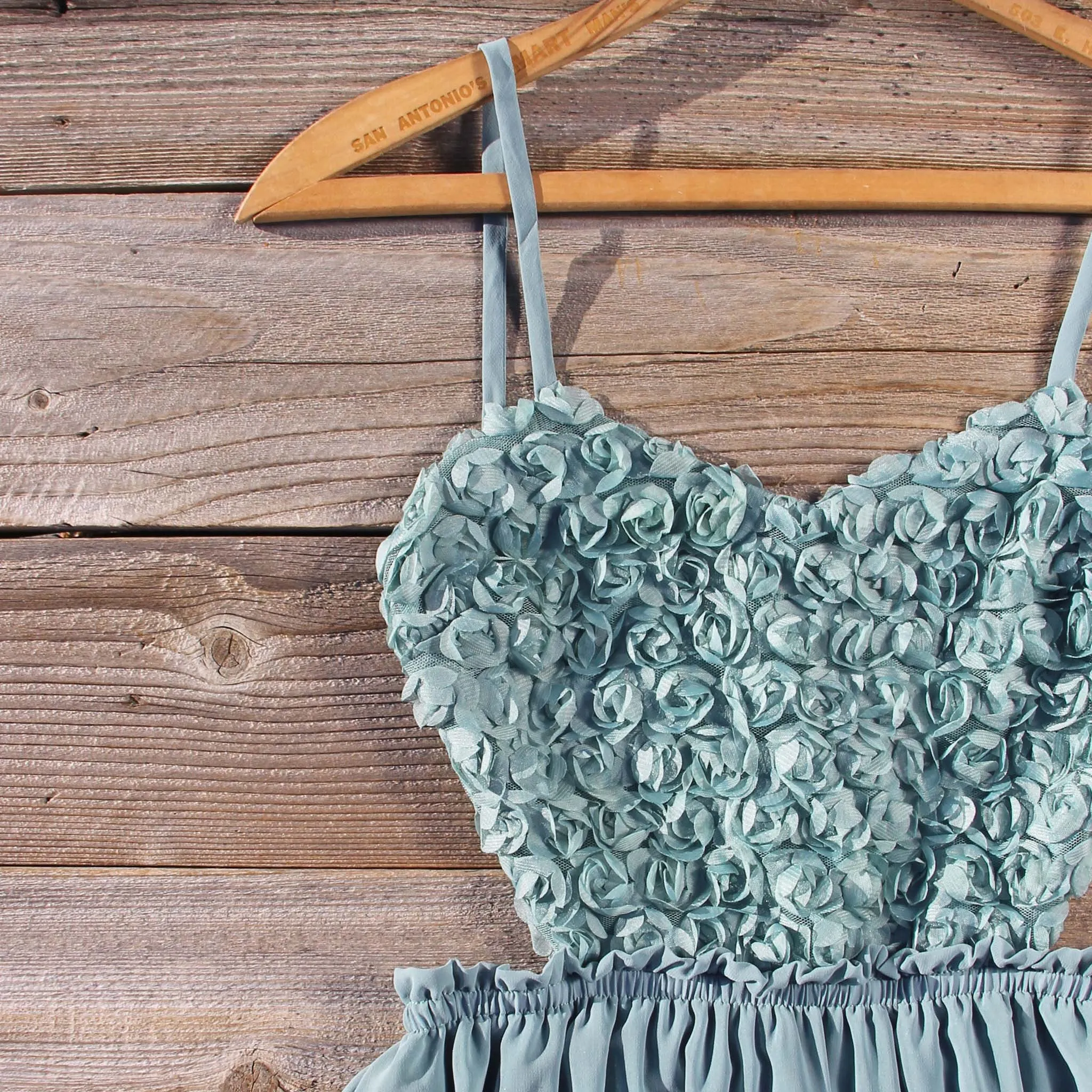 Frosty Sage Party Dress