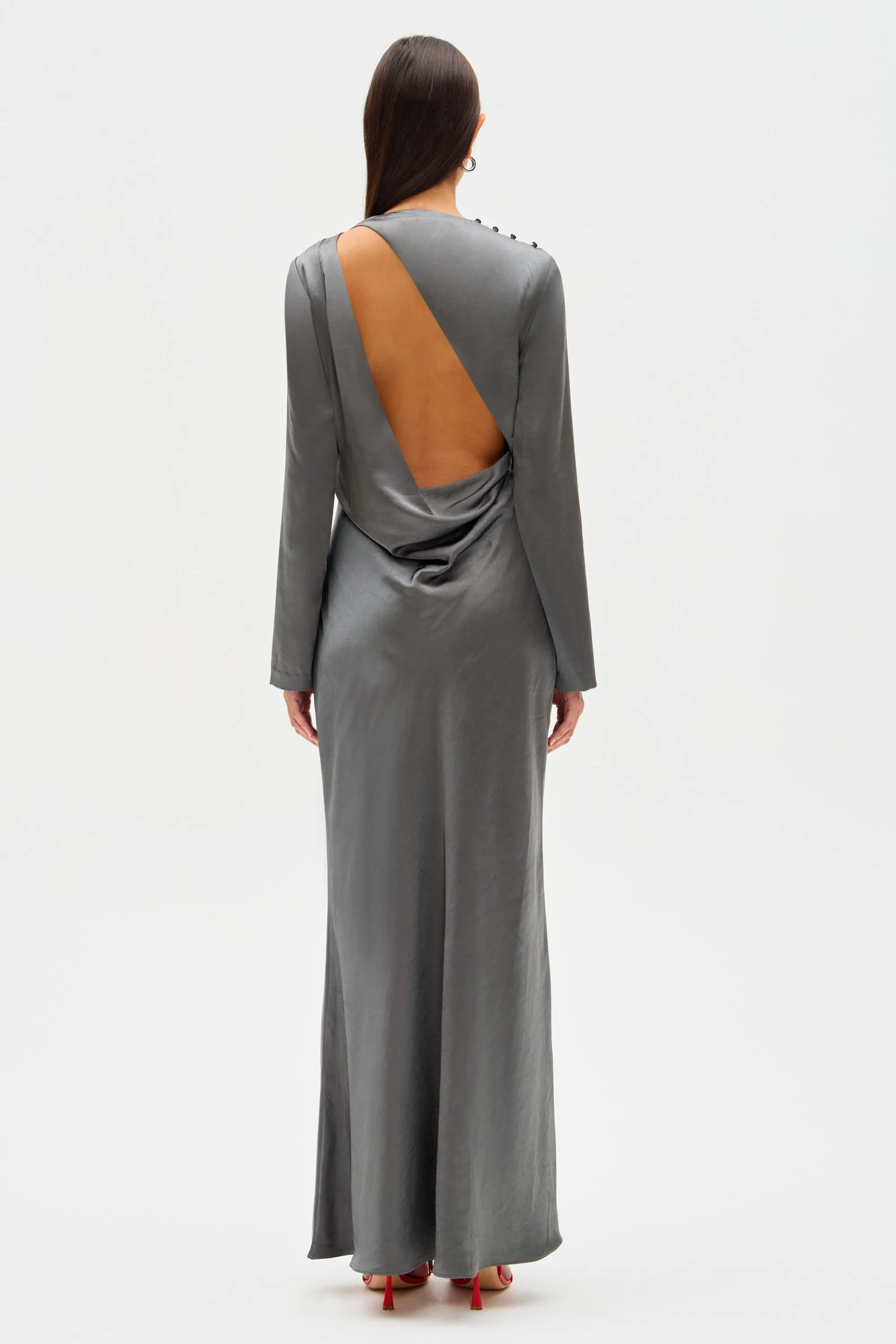 GIGI SATIN MAXI DRESS