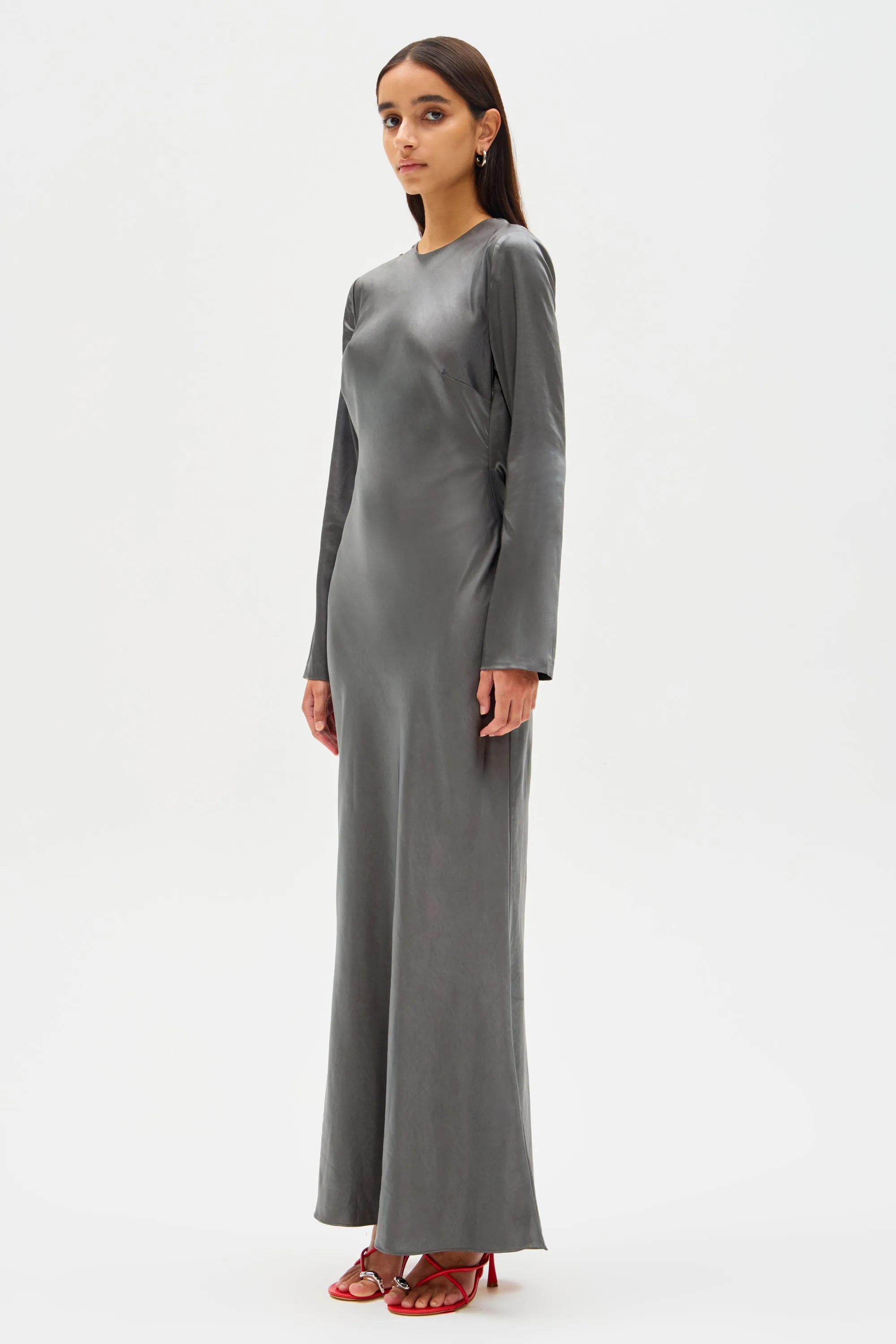 GIGI SATIN MAXI DRESS