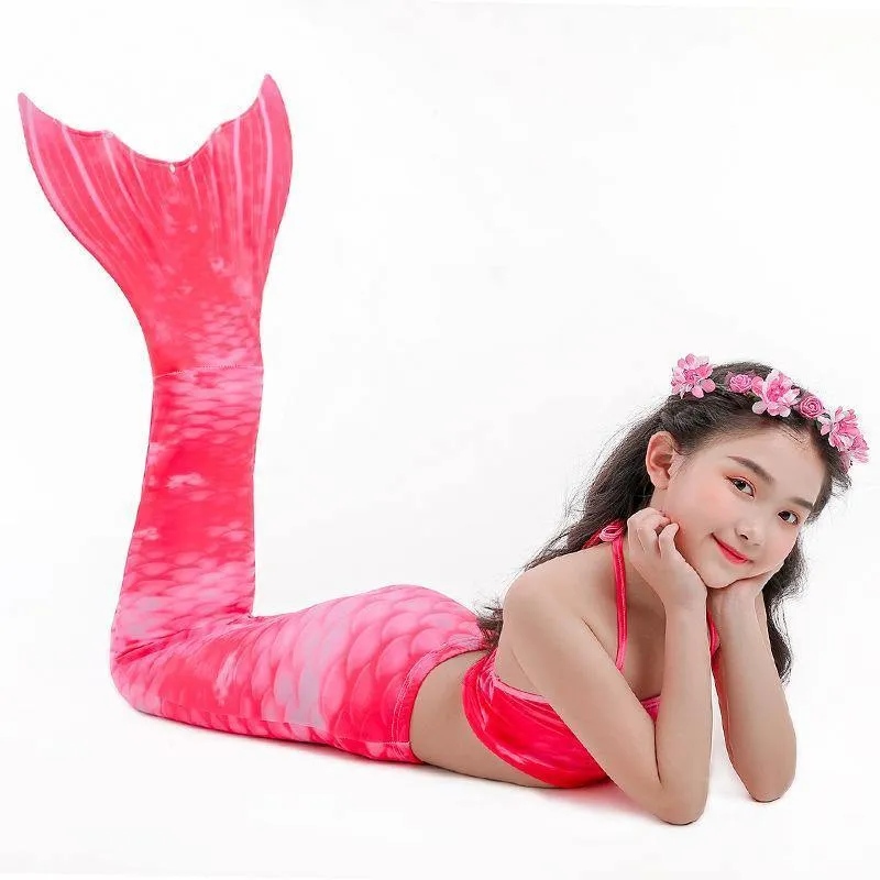 Grils Summer Mermaid Dress&Bikini
