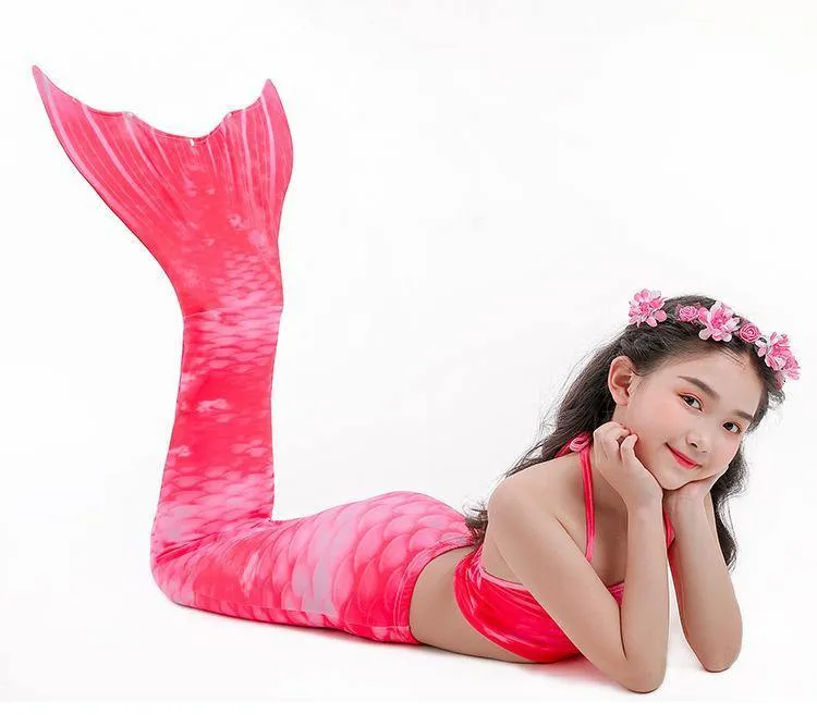 Grils Summer Mermaid Dress&Bikini