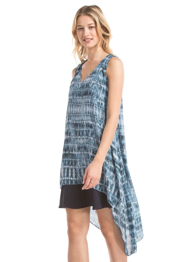 Hailey Asymmetrical Dress | Electric Blue