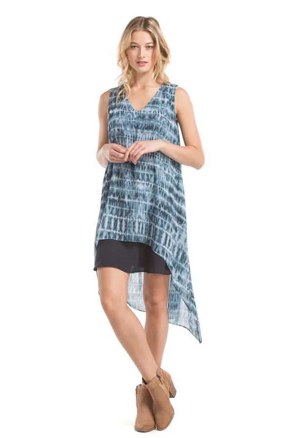 Hailey Asymmetrical Dress | Electric Blue