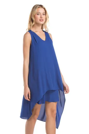 Hailey Asymmetrical Dress | Royal