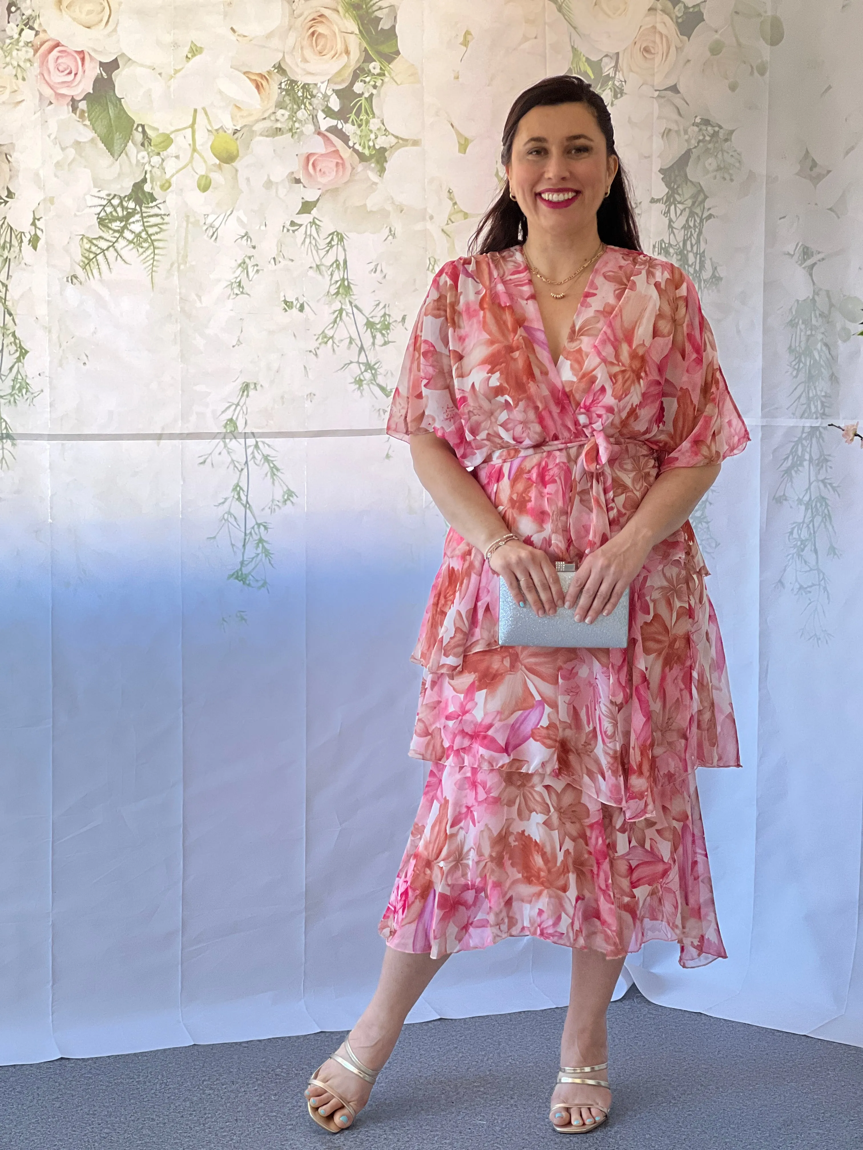Harper Baby Pink Evening Dress