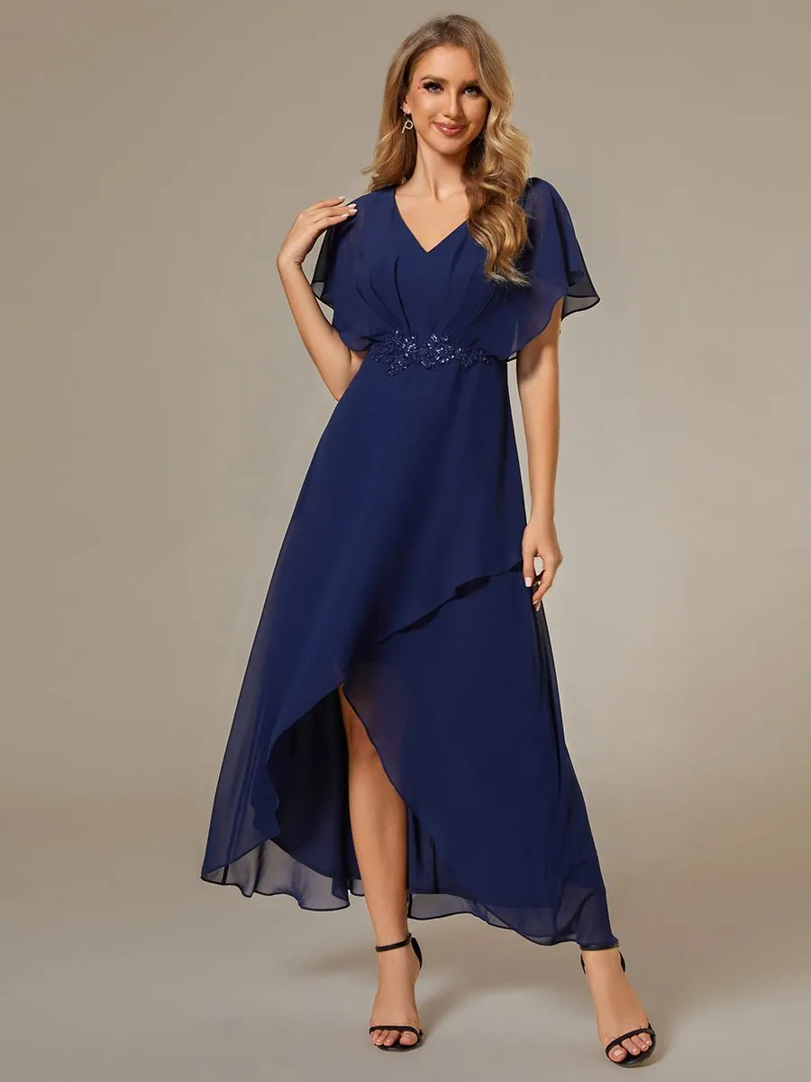 Haydie navy high low Mother of the bride dress Express NZ wide