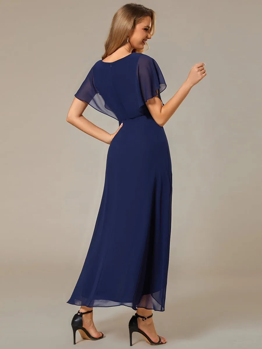 Haydie navy high low Mother of the bride dress Express NZ wide