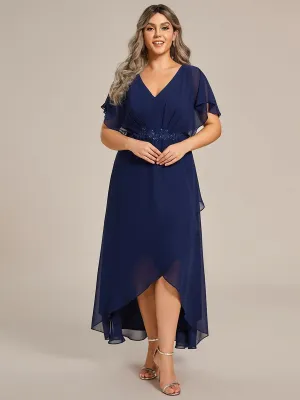 Haydie navy high low Mother of the bride dress Express NZ wide