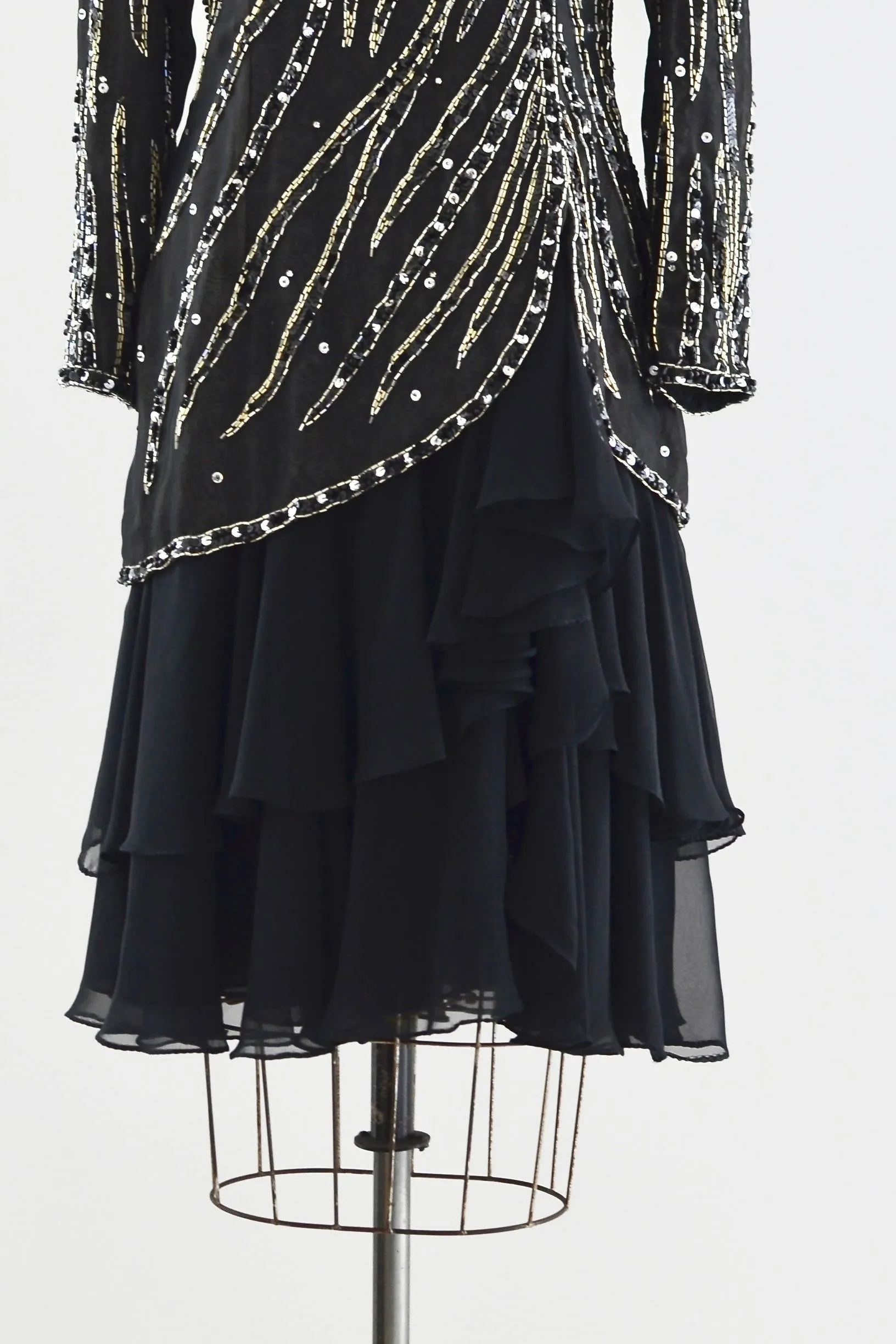 Heavily Beaded Party Dress