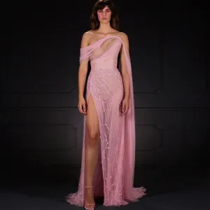 HELEN Luxury Off Shoulder Evening Gown