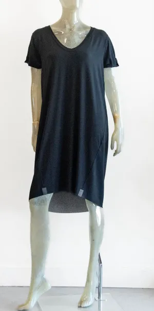 Henriette Steffensen V Neck Black Dress