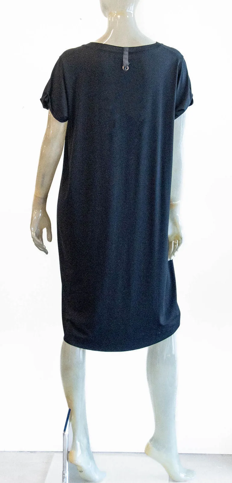 Henriette Steffensen V Neck Black Dress