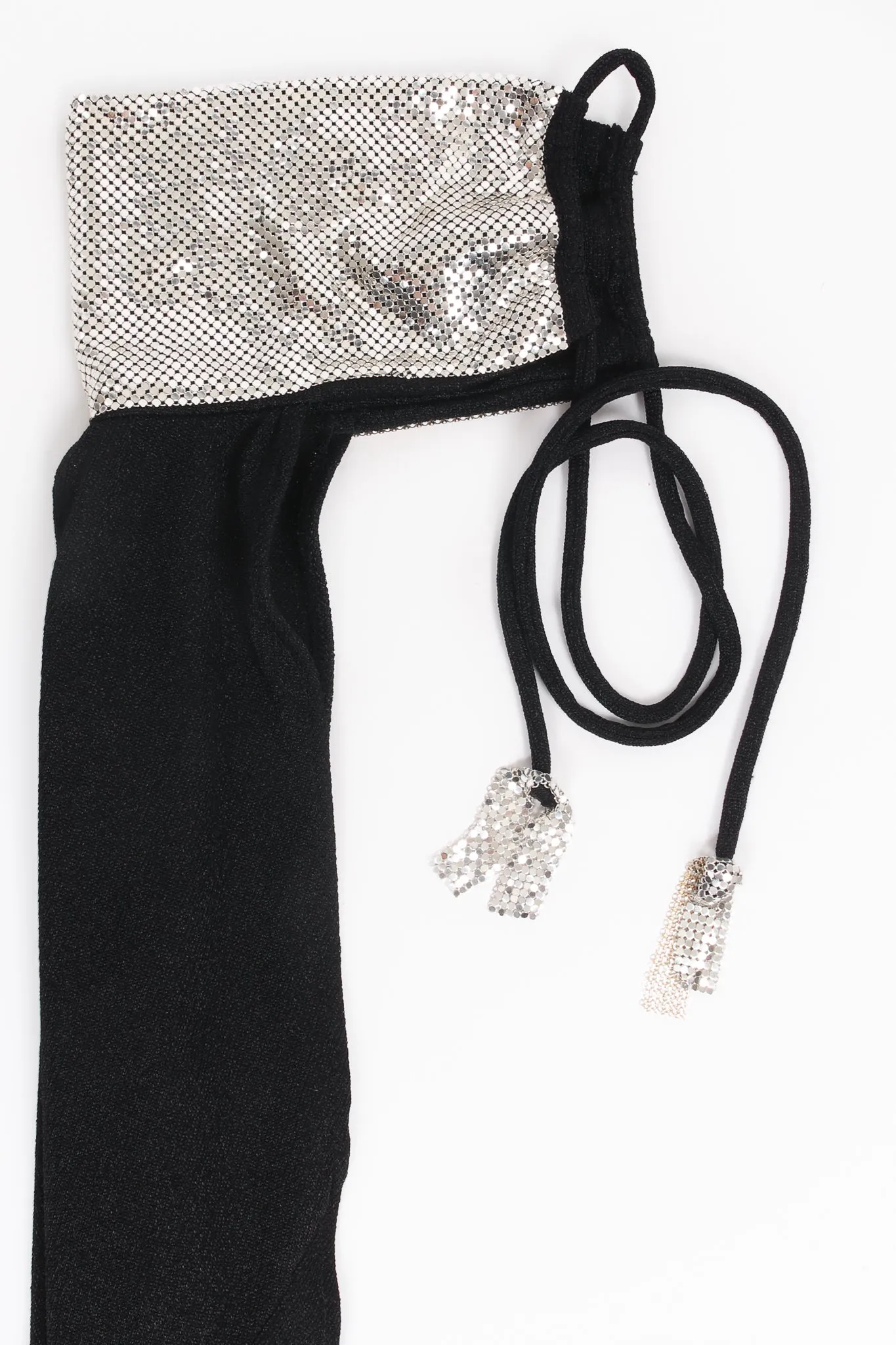 High Neck Peekaboo Halter Gown