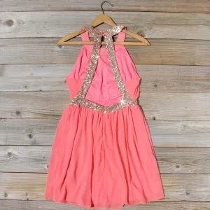 Ice Shadow Dress in Coral