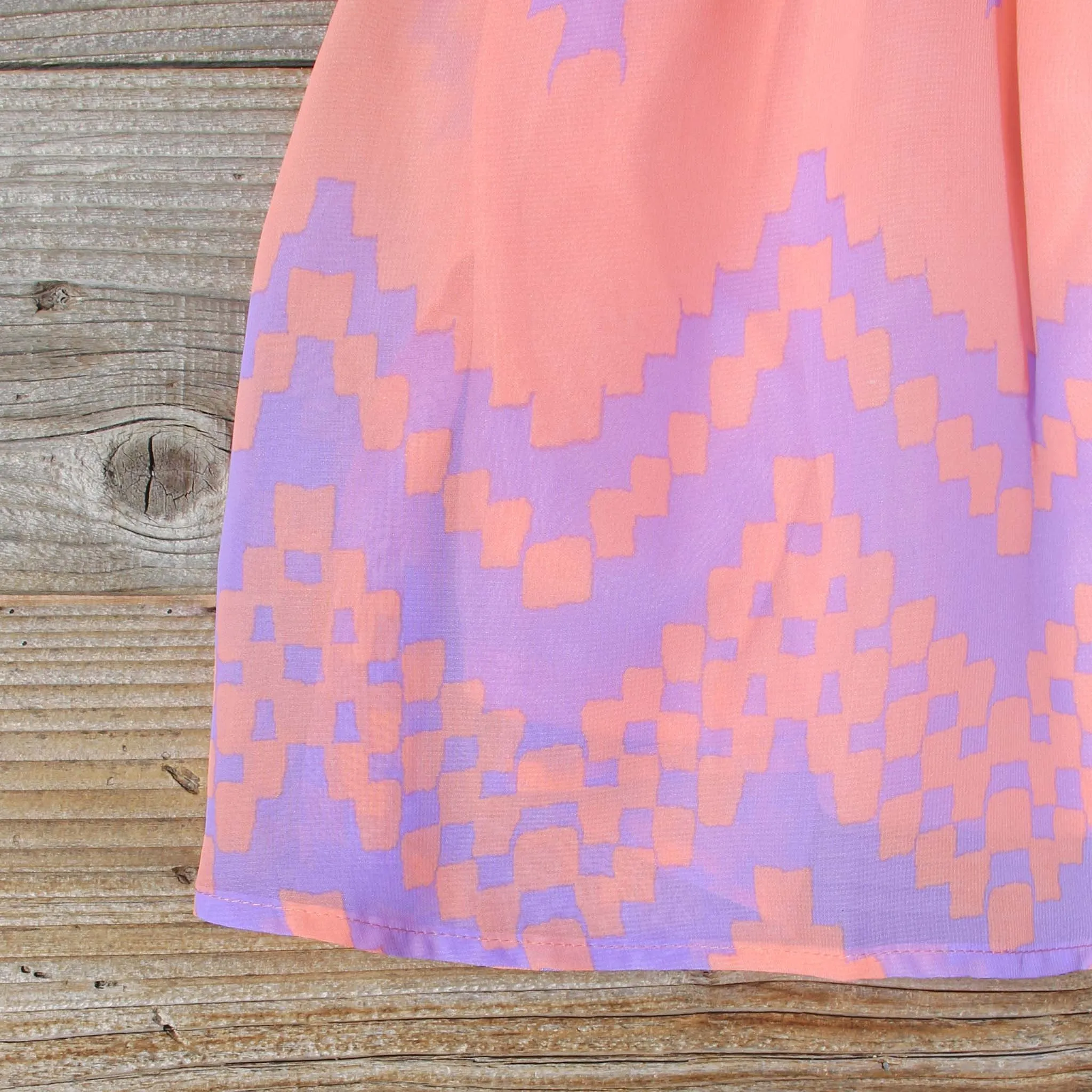 Indian Watercolor Dress in Lilac