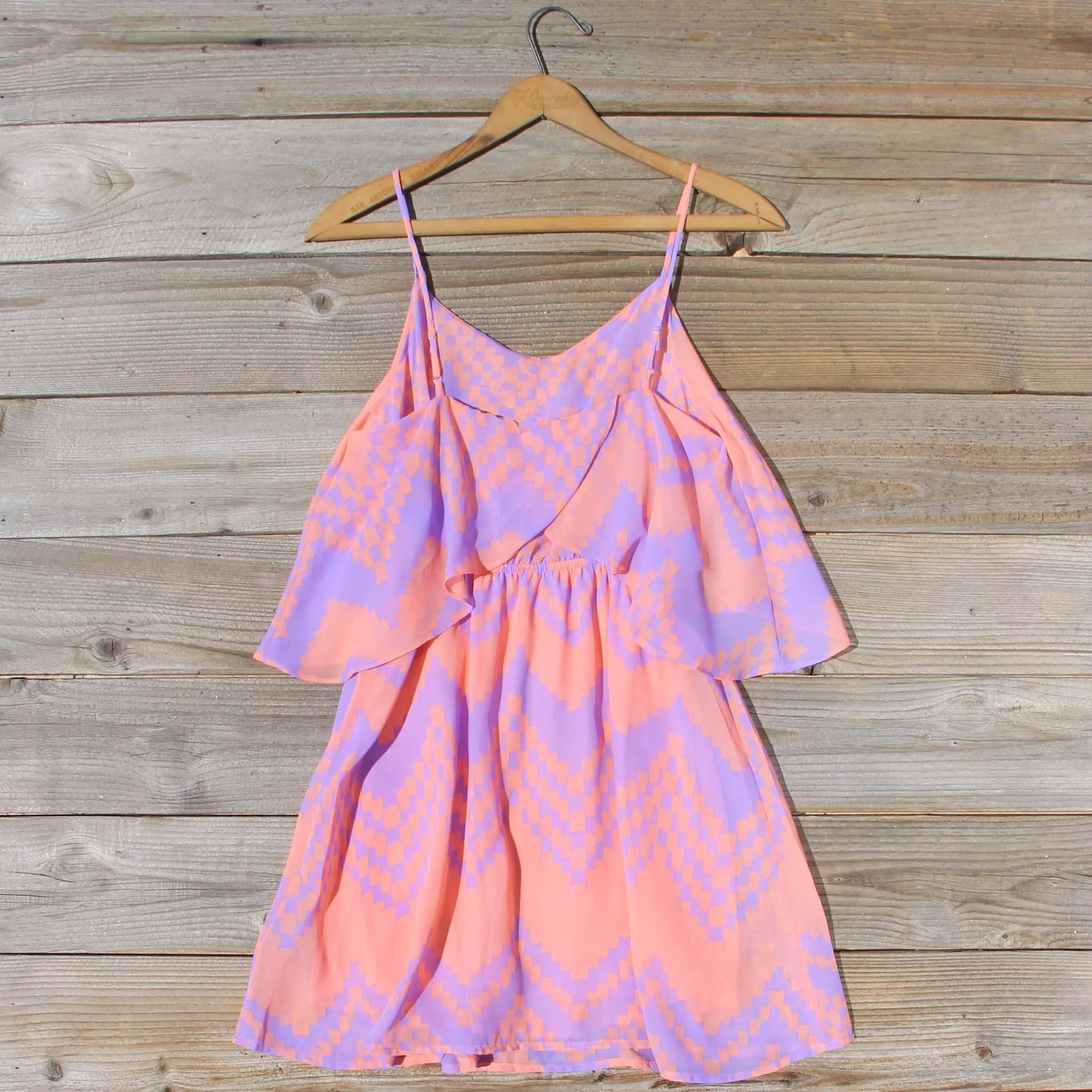 Indian Watercolor Dress in Lilac