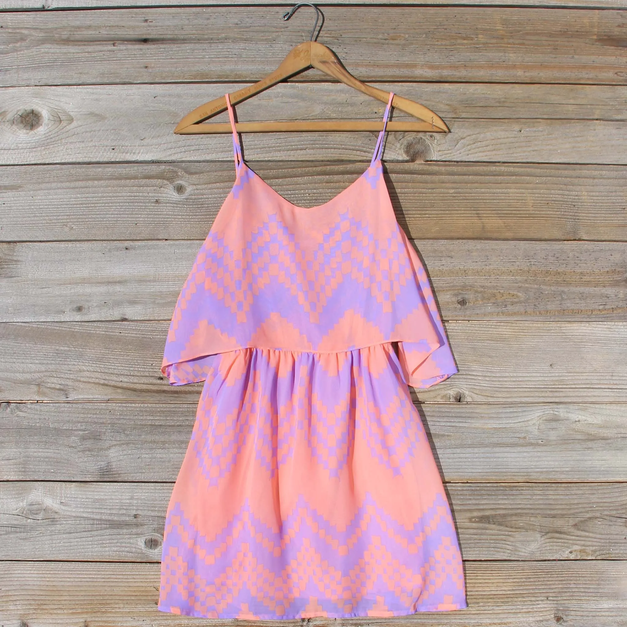 Indian Watercolor Dress in Lilac