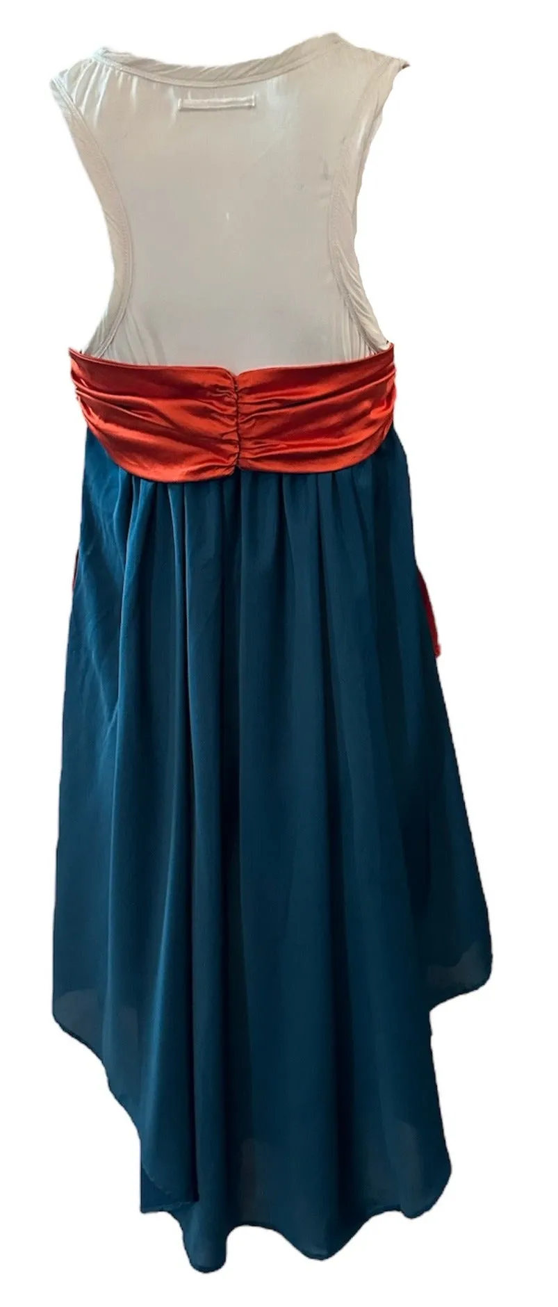 Jean Paul Gaultier 90s Jersey  Color Block Dress with Bow