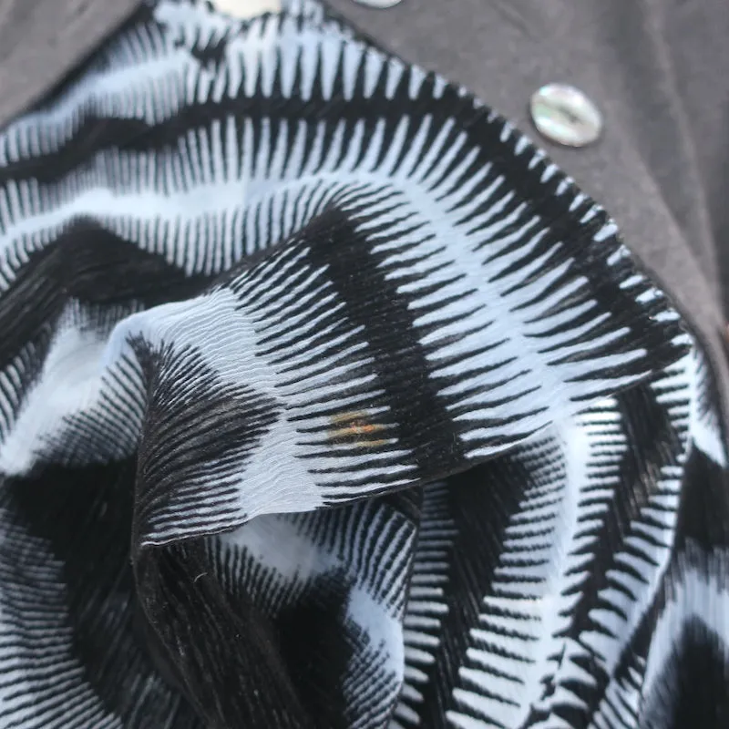 Jean Paul Gaultier Maille Femme Draped Cardigan Dress Charcoal Knit Size Medium