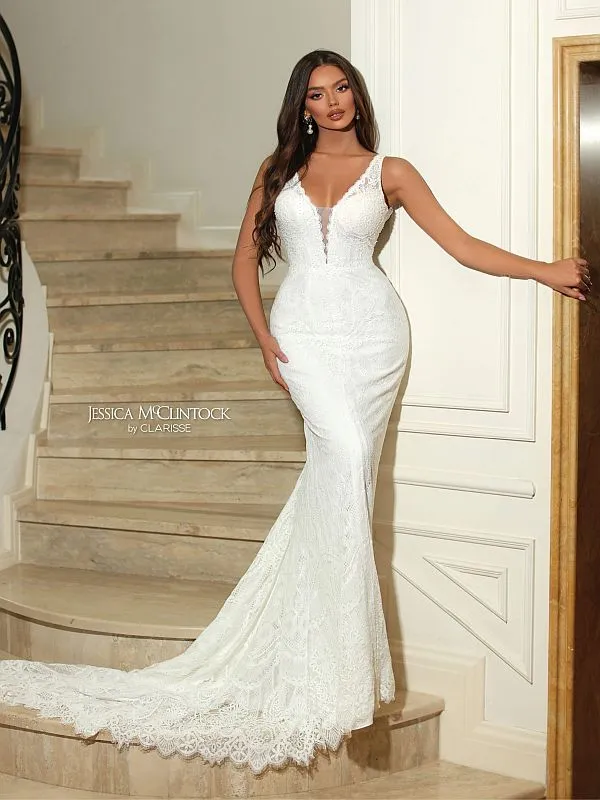 Jessica McClintock Size 16 700261 Ivory Gown