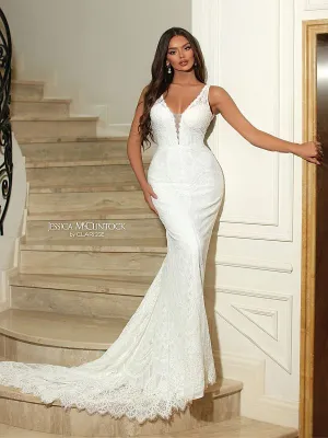Jessica McClintock Size 16 700261 Ivory Gown