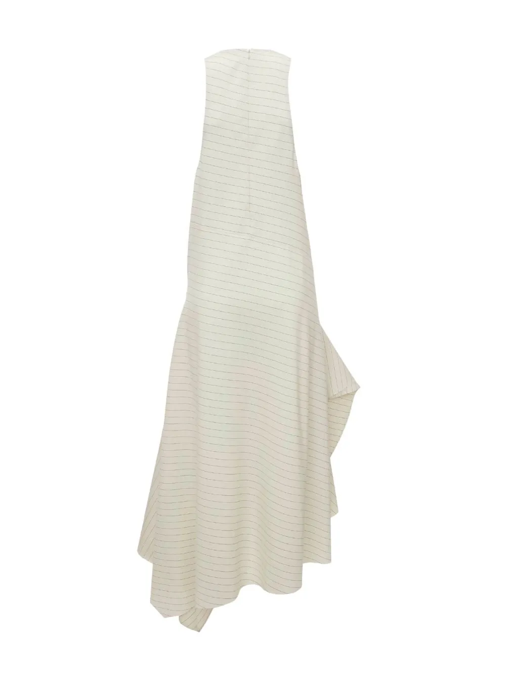 J.W. ANDERSON | Striped V-Neck Square Hem Dress