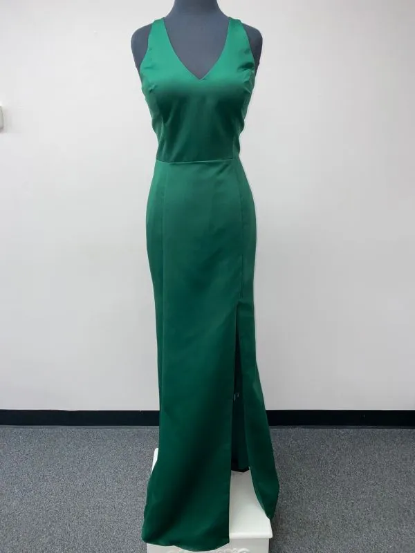 Kanali K Size 14 1804 Hunter Green Bridesmaid Dress