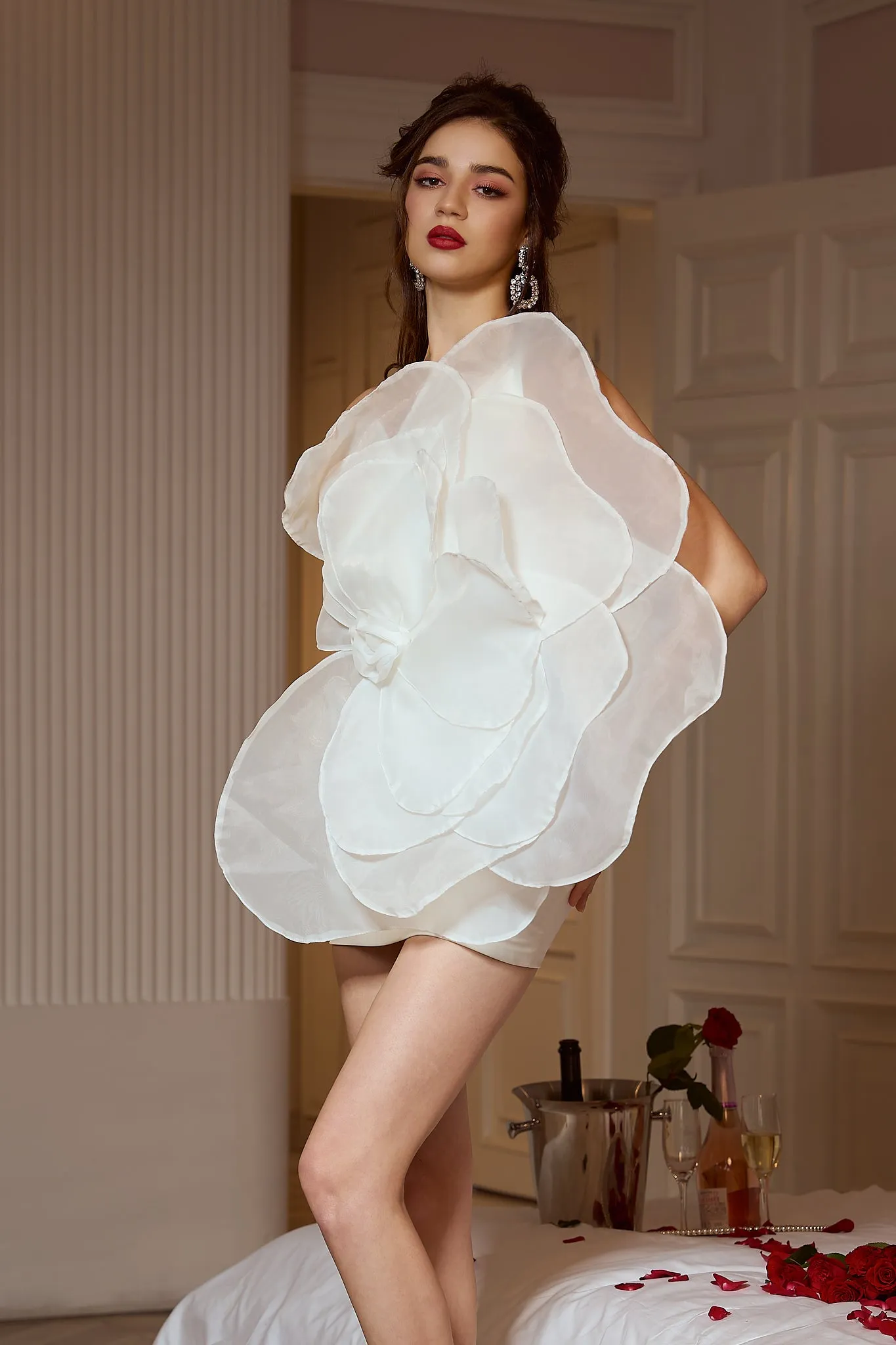 Karisma Flower Mini Date Night Dress