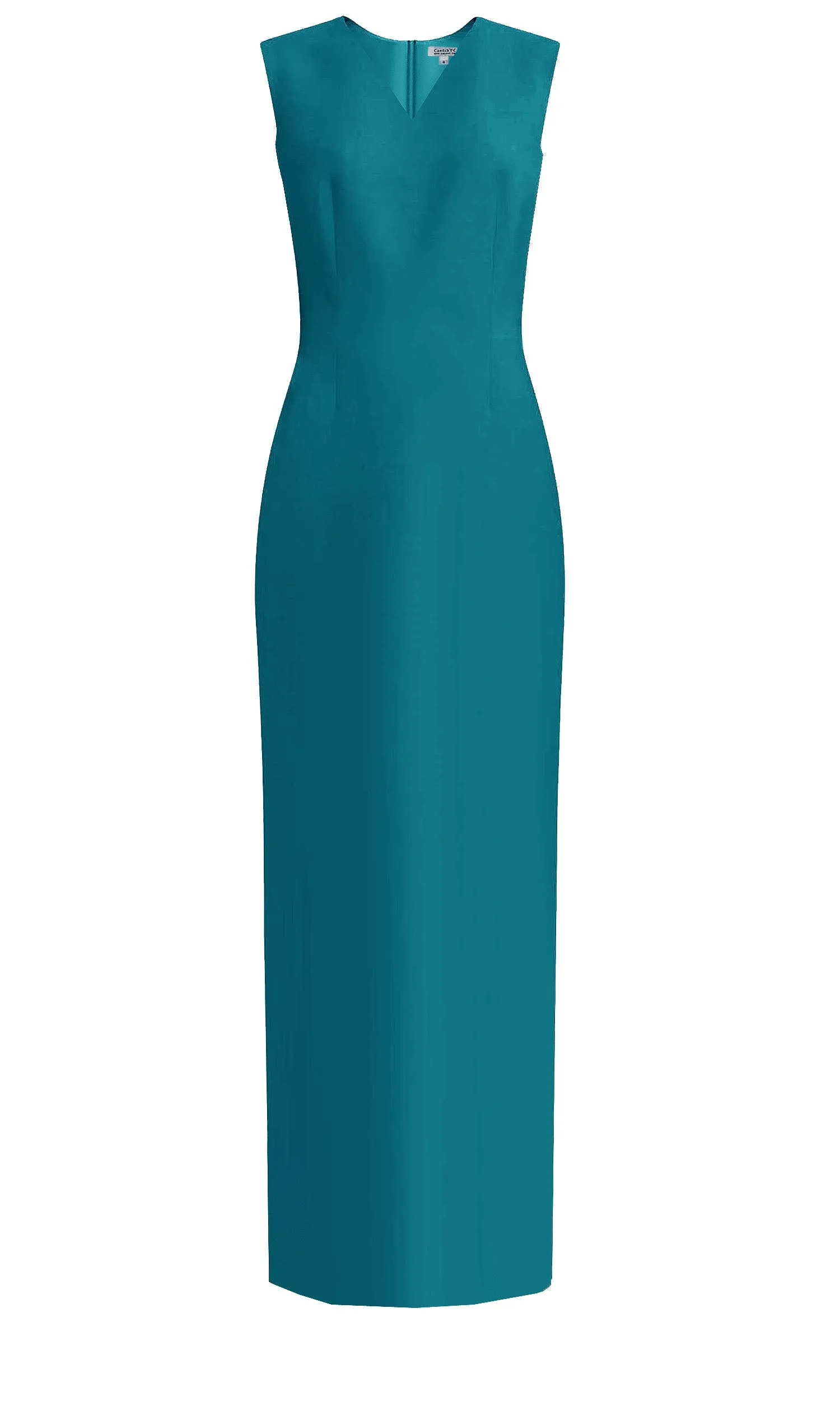 Kofi V-Neck Ankle Length Sheath Dress - Many Colors