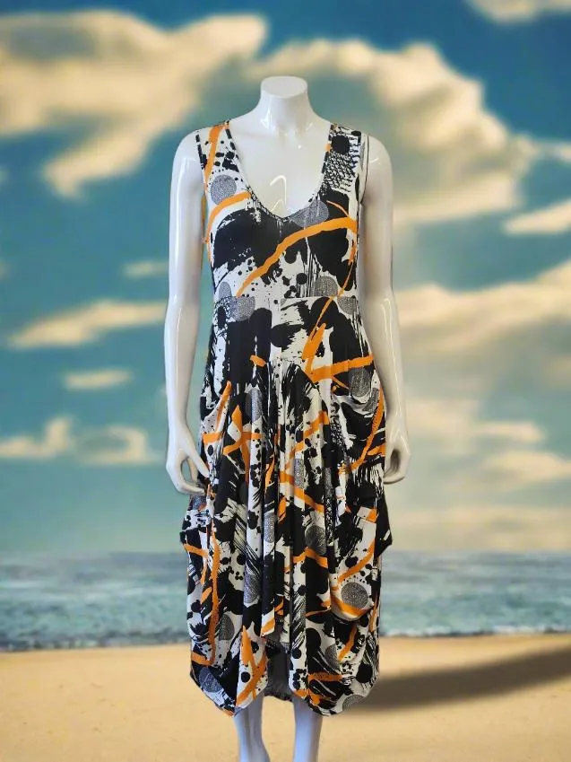 Kozan Sleeveless Dante Dress In Negroni