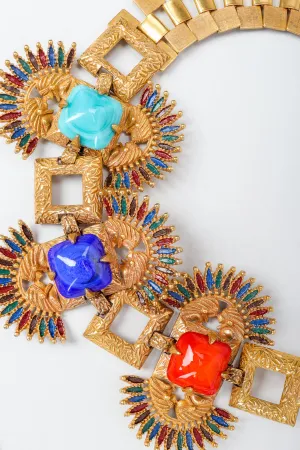 Larry Vrba Mayan Revival Chain Belt