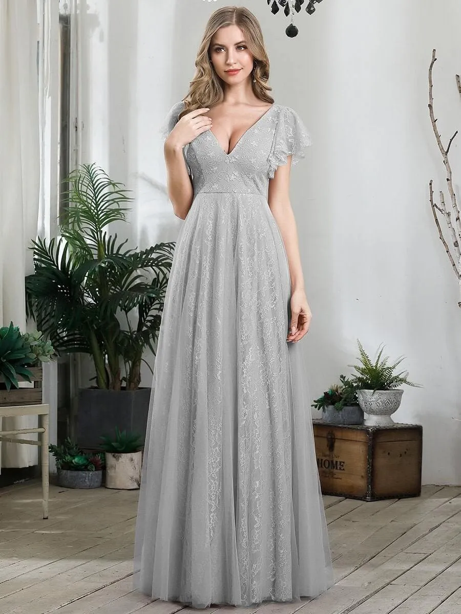 LAST Tiana lace tulle dress in grey s8 Express NZ wide!