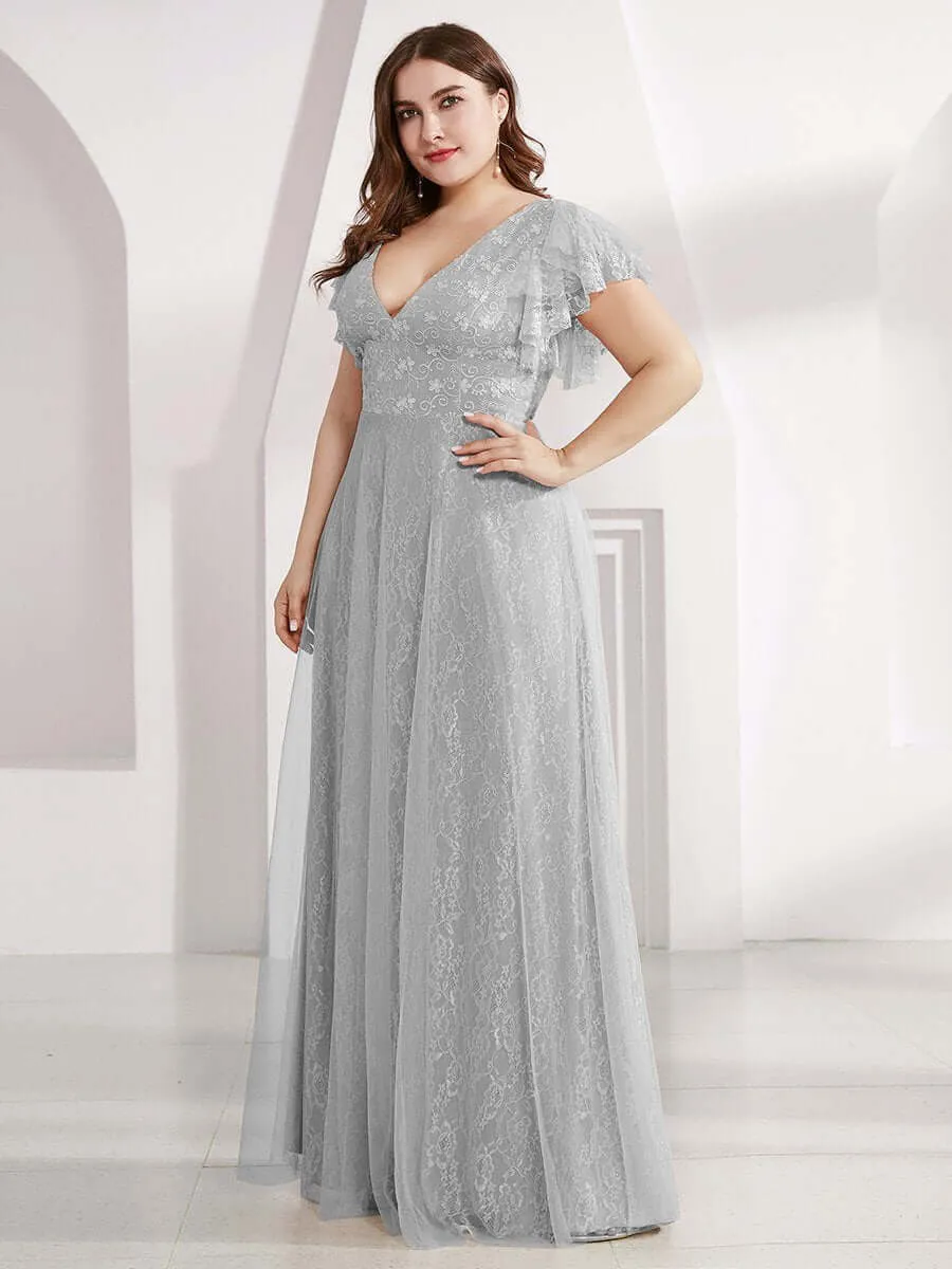 LAST Tiana lace tulle dress in grey s8 Express NZ wide!
