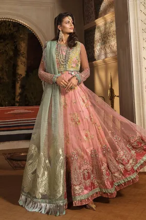 Latest Embroidered Pakistani Designer Dress in Pink Color #J6101