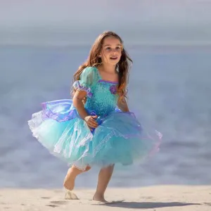 Little Girl Mermaid Dress Tutu Cosplay Party Dress