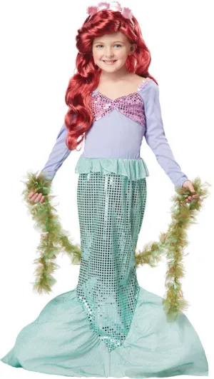 Little Mermaid Child Xsm 4-6 Child Girls Costume